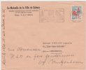 Lettre Obliteration Colmar 1966 Coq De Decaris - Lettres & Documents