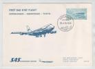 Denmark First SAS B747 Flight Copenhagen - Anchorage - Tokyo 30-4-1974 - Storia Postale