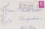 Lettre Obliteration Grenoble 1968 Marianne De Cheffer - Briefe U. Dokumente
