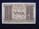 REGNO D' ITALIA UNA LIRA, Banconota In Fior Di Stampa Del Regno D' Italia Da Una Lira. - Sonstige & Ohne Zuordnung