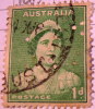 Australia 1937 Queen Elizabeth 1d - Used - Used Stamps