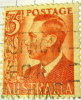 Australia 1950 King George VI 3d - Used - Used Stamps