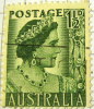 Australia 1950 Queen Elizabeth 1.5d - Used - Oblitérés