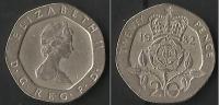 Gran Bretagna - England - 20 Pence Del 1982 - 20 Pence