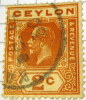 Ceylon 1912 King George V 2c - Used - Ceylon (...-1947)