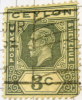 Ceylon 1912 King George V 3c - Used - Ceylon (...-1947)