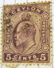 Ceylon 1903 King Edward VII 5c - Used - Ceylan (...-1947)