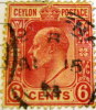 Ceylon 1903 King Edward VII 6c - Used - Ceylon (...-1947)