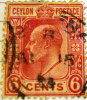 Ceylon 1903 King Edward VII 6c - Used - Ceylan (...-1947)