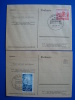 BERLIN . 2 POSKARTE DU 09.2.54 - Storia Postale