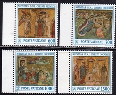 CITTÀ DEL VATICANO VATICAN VATIKAN 1992 NATALE CHRISTMAS NOEL WEIHNACHTEN NAVIDAD SERIE COMPLETA COMPLETE SET MNH - Neufs