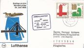 FFC  Nurnberg-Koln   Lufthansa   24/06/1965 - FDC