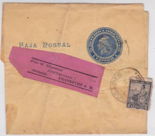 ARGENTINA - 1901 - BANDE JOURNAL ENTIER POSTAL De BUENOS AIRES Pour FRANKFURT (GERMANY) - Storia Postale