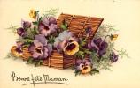 Bonne Fête Maman  Bouquet De PENSEES Série N°2300 - Fête Des Mères