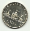 1970 - Italia 500 Lire Argento Caravelle      ---- - 500 Lire