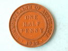 1932 - ONE HALF PENNY / KM 22 ( Uncleaned Coin / For Grade, Please See Photo ) !! - Penny