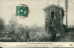 N°15032 -cpa Grève Des Cheminots Du Nord- Cabine D'aiguillage Occupés Par Les Soldats- - Grèves