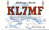 PK QSL - Anchorage Alaska - Radio 1960 - Otros & Sin Clasificación