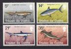 Tristan Da Cunha, Year 1982, Mi 315-318, Sharks, MNH ** - Tristan Da Cunha