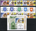 Dominica #521-26 Mint Never Hinged Sets & S/S For QEII Jubilee From 1977 - Dominica (...-1978)