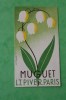 CARTE PARFUMEE PARFUM ET BEAUTE MUGUET L.T. PIVER PARIS - Oud (tot 1960)