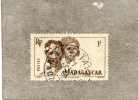 MADAGASCAR : Couple Sakalave - Visages - Coiffures - Used Stamps