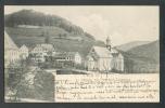 KIRCHE MIT OBERDORF - TODTMOOS, OLD  POSTCARD USED 1913 - Todtmoos