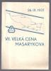CZECHOSLOVAKIA 1937 SPEC FOLDER COMM. MASARIK - Briefe U. Dokumente