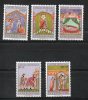 LUXEMBOURG  Enluminures  1974 N°843-47 - Ungebraucht