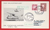 Pli - First Helicopter Flight  - Sdr. Stromfjord - Godthab  - June 1, 1965 (Groenland - Greenland) - Non Classés