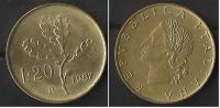 Italia Repubblica - Italy - 20 Lire - 1987 - Ramo Di Quercia - 20 Liras