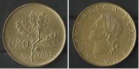 Italia Repubblica - Italy - 20 Lire - 1982 - Ramo Di Quercia - 20 Lire