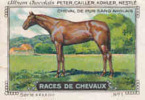 Image / Races De Chevaux - Pur Sang Anglais / ( Equitation  Hippisme Race Cheval  Shetland )  // IM K-26/4 - Nestlé