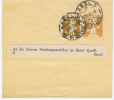 Switserland: Streifband 1921 Basel, Mit Zusatzfrankatur - Postwaardestukken