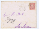 Switserland:  1877 Sitzende Helvetia, 10 C Neuchatel To La Larraz - Marcophilie