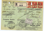 Switserland:  1930 Einzugs-Auftrag Registered Stabio -> Basel, Nicht Eingelöst, Not Paid! - Covers & Documents