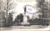 FRANCE: MERVILLE (NORD) - MONUMENT COMMEMORATIF DES ENFANTS MORTS POUR LA PATRIE ~ MILITARY CONTROL STAMP - Merville