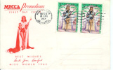 Jamaique:1964:212x2 Sur FDC:Miss Monde(Carole Joan Crawford). - Giamaica (1962-...)