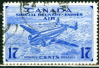 Canada 1943 17 Cent Air Mail Special Delivry  Issue #CE2 - Entrega Especial/Entrega Inmediata