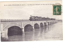 ETAPLES   Le Pont De Chemin De Fer Sur La Canche - Etaples