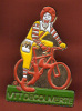 17475-m'c Donalds.clown.VTT Decouverte.cyclisme.signé Trade Union - McDonald's