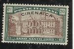 CIRENAICA 1925 ANNO SANTO 20c+10c MNH - Cirenaica