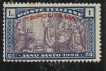 TRIPOLITANIA 1925 ANNO SANTO 1L + 50c MNH - Tripolitaine
