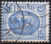 TUNISIE Regence Protectorat Francais  N°344A__OBL VOIR SCAN - Gebraucht