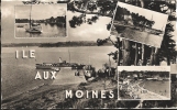 56- - Ile Aux MOINES - La Plage - Le Port Et Le Bois D' Amour - Le Débarcadère - La Flottille ( Cpsm Pm)372 - Ile Aux Moines