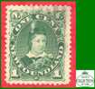 Canada Newfoundland # 44 Scott - Unitrade - O - 1 Cent - Edward Prince Of Whales - Dated: 1887 / Prince De Galles - 1865-1902