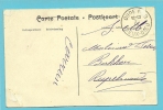 Kaart "Edeghem" Stempel OUDE-GOD / VIEUX-DIEU Op 02/09/1914 (Offensief W.O.I) - Not Occupied Zone