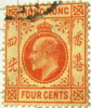 Hong Kong 1903 King Edward VII 4c - Used - Oblitérés
