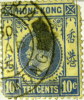 Hong Kong 1912 King George V 10c - Used - Usati
