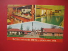 Oregon > Portland  Oliver's Poolside  Motel     Early Chrome      ---   --  Ref 300 - Portland